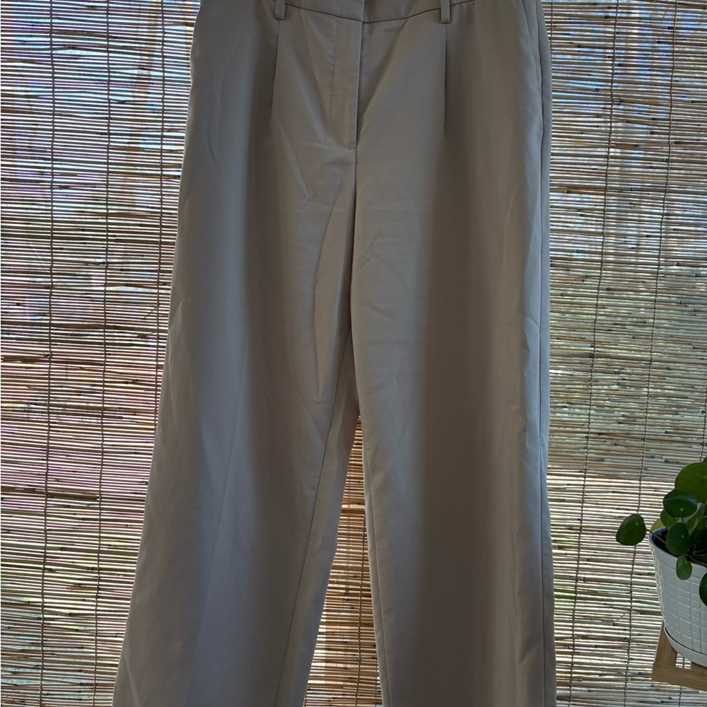 Ann Taylor Women's Wide Leg Pants - Tan